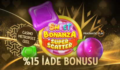 super scatter Yeni Slottan Free Spin + İade %15 iade bonusu